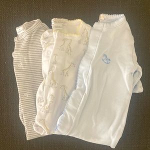 kissy kissy Sleeper Trio (0-3 mo)